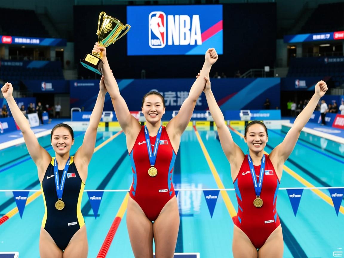 游泳比赛女子破纪录夺冠，绝对佳话！  第1张