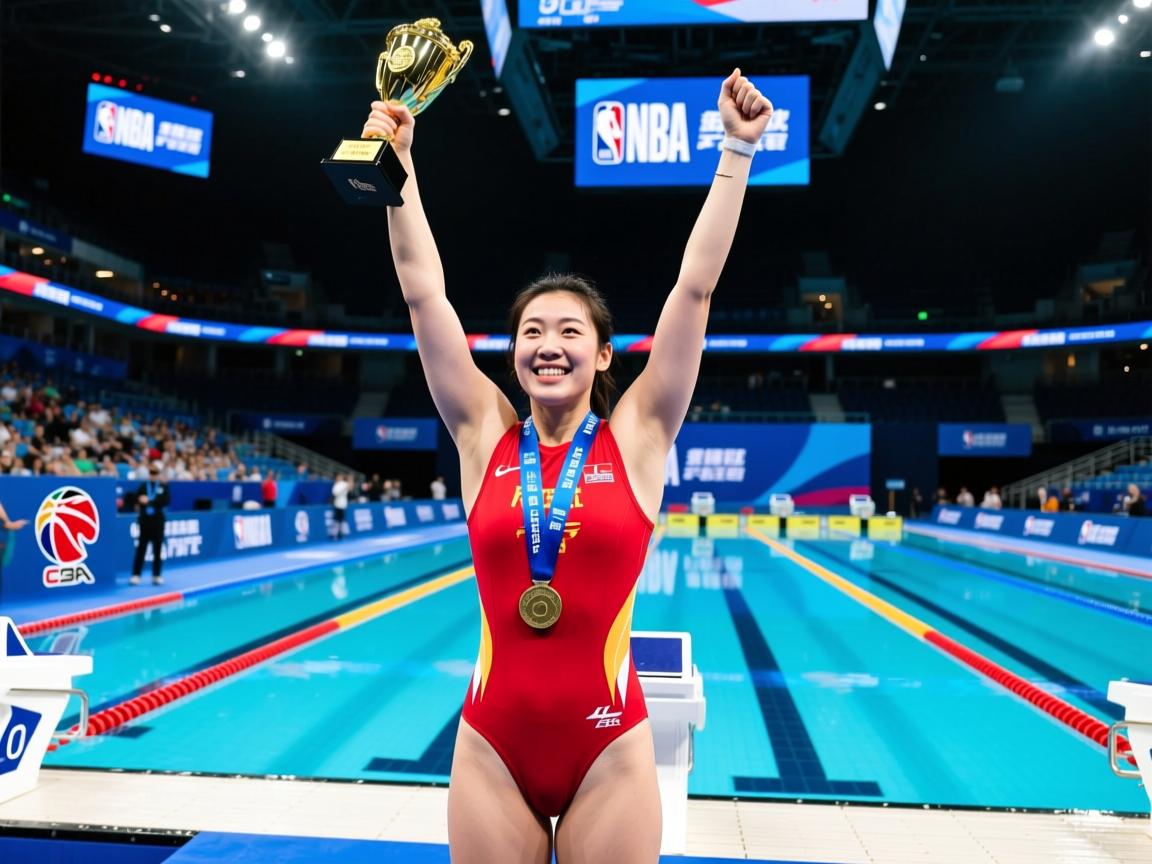 游泳比赛女子破纪录夺冠，绝对佳话！  第2张