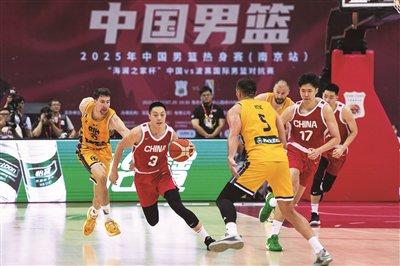 哈尔滨男篮全力以赴，取得胜利